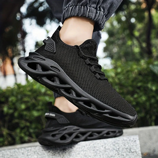Men’s Breathable Summer Sneakers – Lightweight Running Shoes (Up to Size 46)